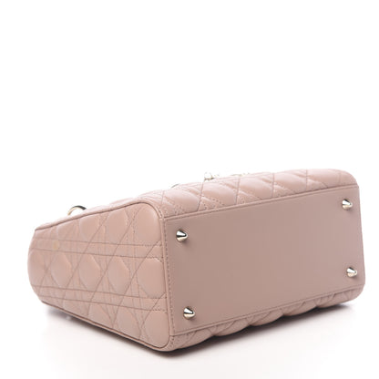 Christian Dior Lambskin Cannage Medium Lady Dior Pink 4 of 9