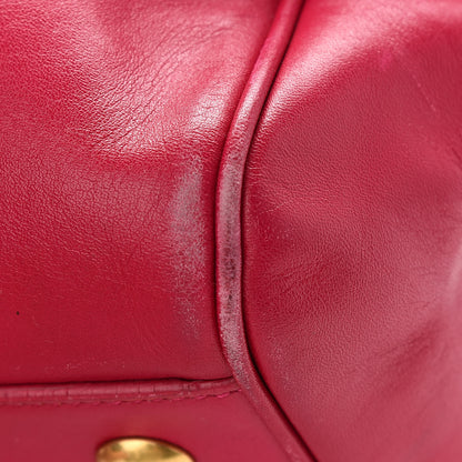 Saint Laurent Calfskin Classic Duffle 6 Fuchsia 12 of 12