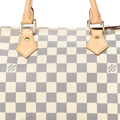 Louis Vuitton Damier Azur Speedy 30 10 of 10