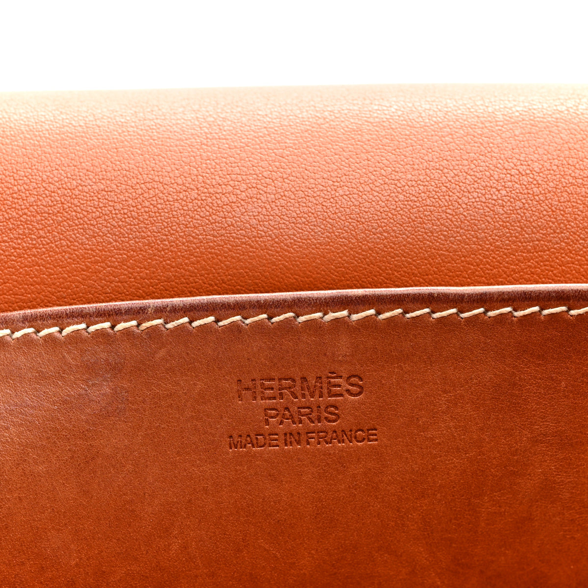 Hermes Barenia Faubourg Halzan 31 Fauve Potiron 5 of 9