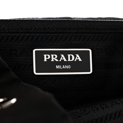 Prada Tessuto Nylon Saffiano Vela Backpack Black 6 of 9
