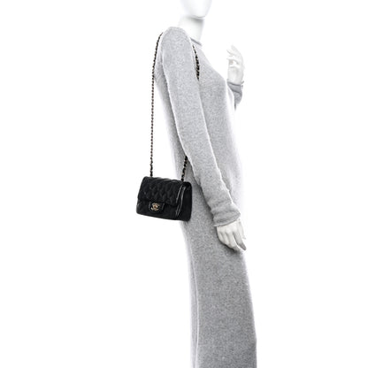 Chanel Lambskin Quilted Mini Square Flap Black 2 of 11