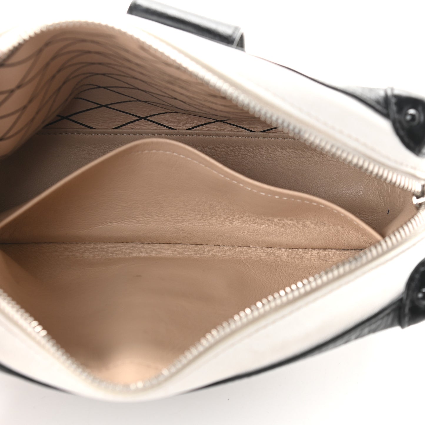 Calfskin Petite Malle Soft MM White