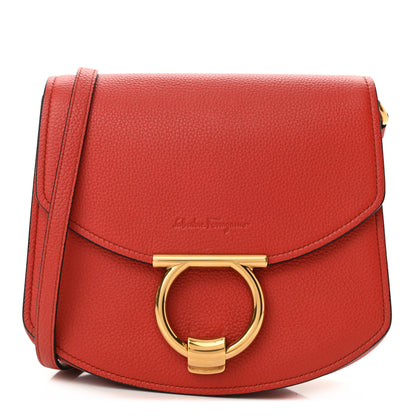Salvatore Ferragamo Calfskin Small Margot Crossbody Paprika 1 of 11