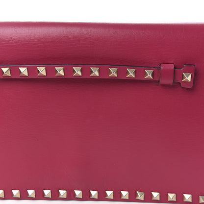 Valentino Garavani Nappa Rockstud Wristlet Clutch Cyclamin 9 of 11