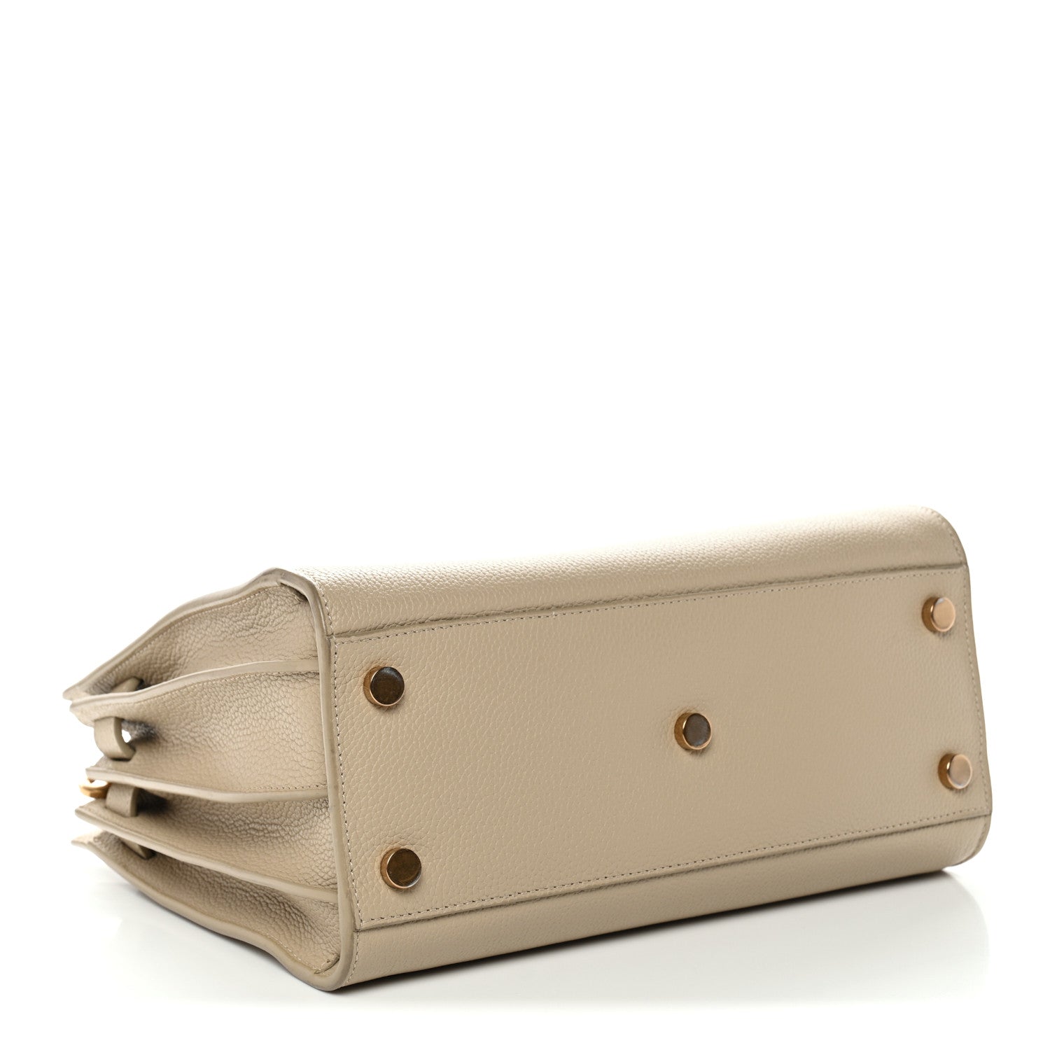 Saint Laurent Grained Calfskin Baby Supple Sac De Jour Sea Salt 4 of 12