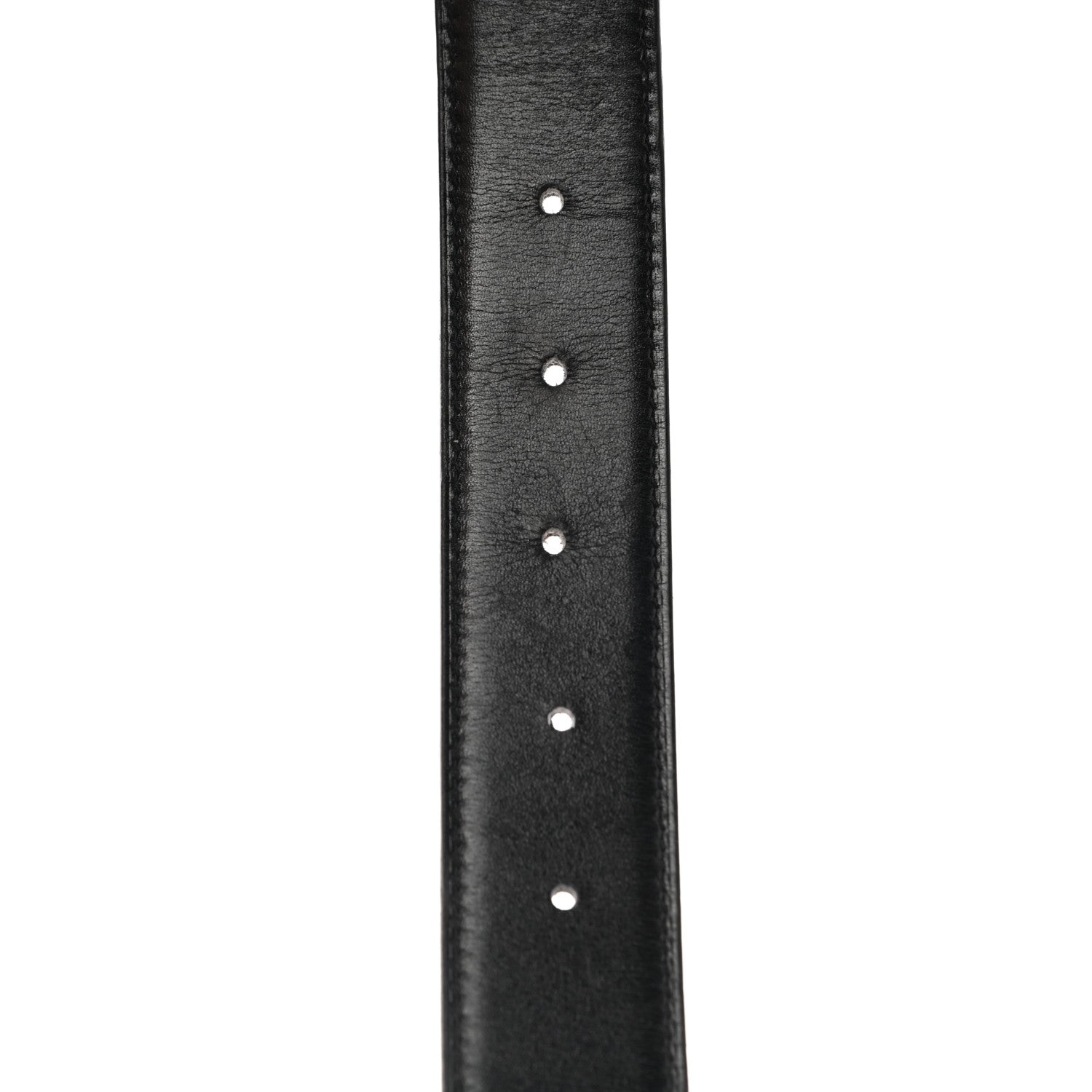 Hermes Box Togo 32mm Belt Strap 95 Black Etoupe 7 of 11