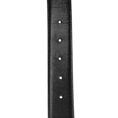 Hermes Box Togo 32mm Belt Strap 95 Black Etoupe 7 of 11