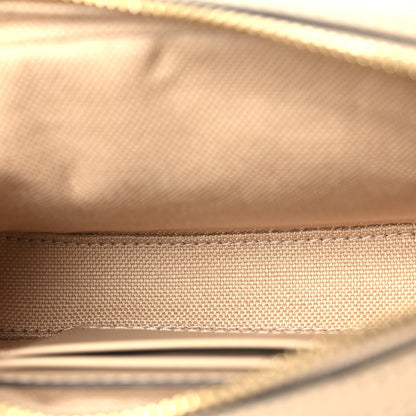 Gucci Calfskin GG Super Mini Debossed Chain Wallet Light Beige 5 of 10