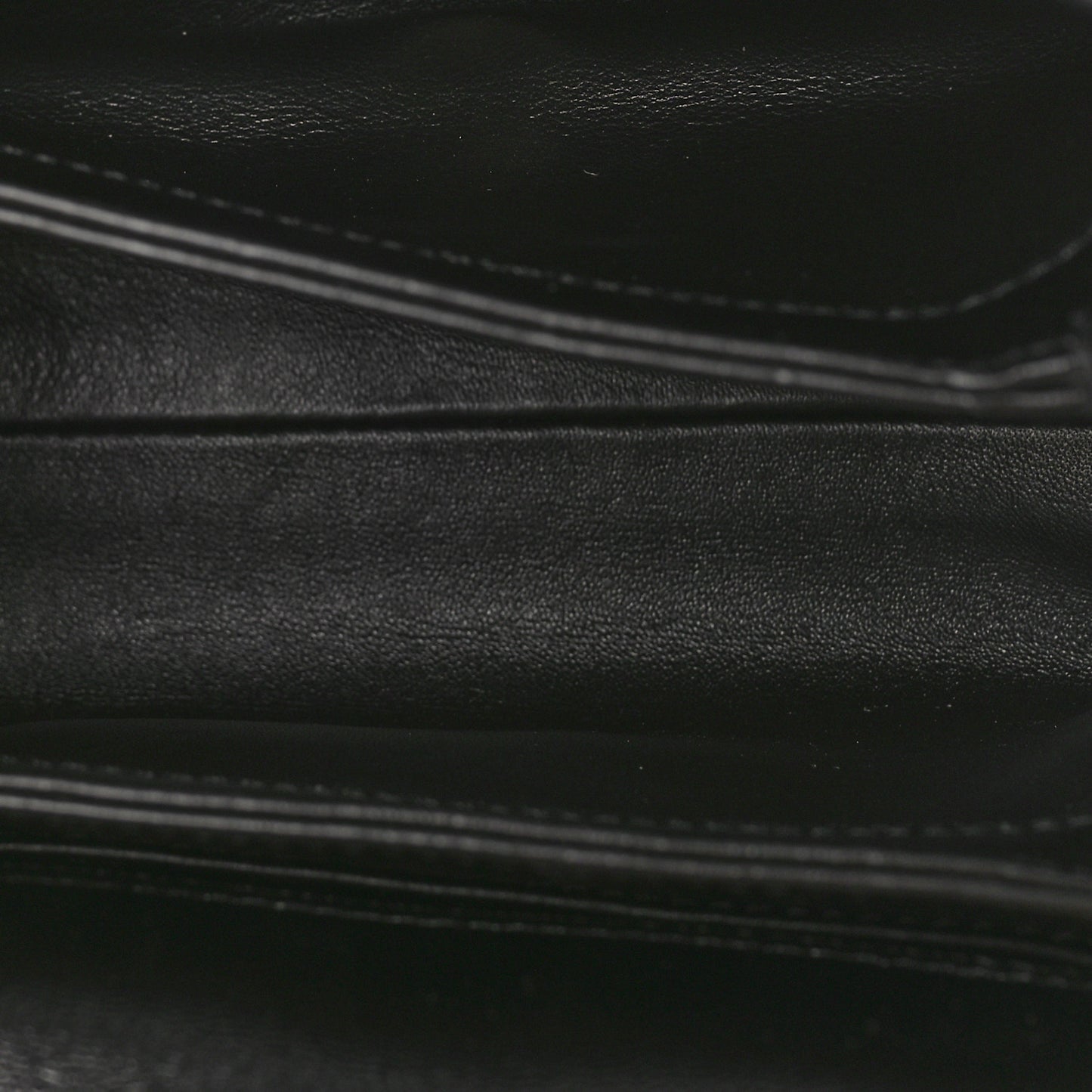 Lambskin Quilted Mini Color Match Flap Black