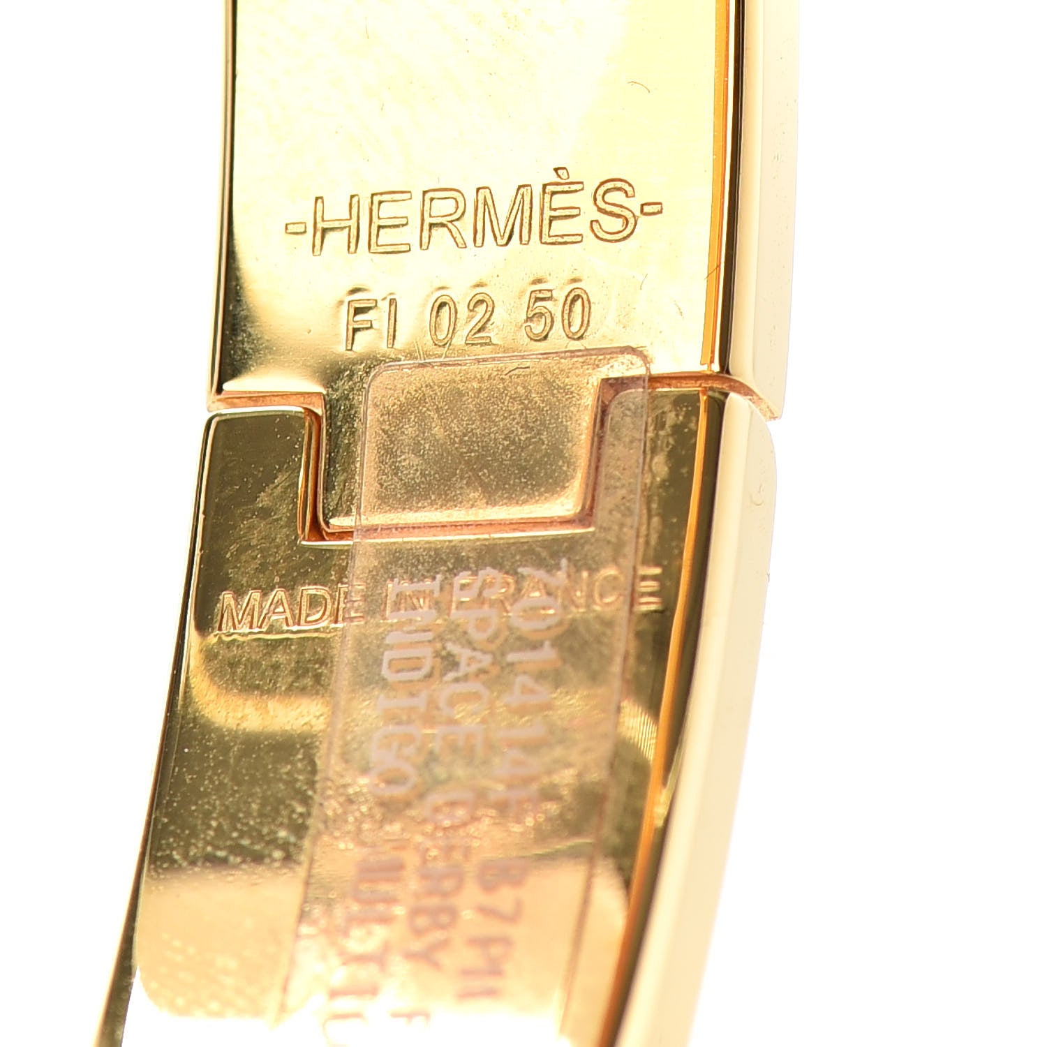 Hermes Enamel Narrow Space Derby Clic Clac H Bracelet PM Indigo Multicolor 4 of 4