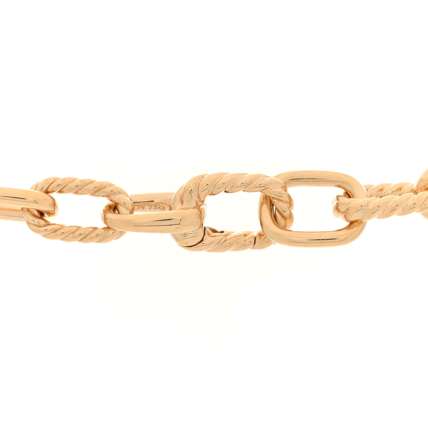 David Yurman 18K Yellow Gold 6mm Madison Chain Necklace 4 of 4