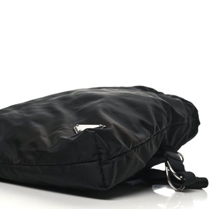 Prada Nylon Drawstring Convertible Crossbody Black 9 of 9