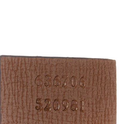 Gucci GG Supreme Monogram Azalea Calfskin Web Small Jackie 1961 Hobo Beige Ebony Brown Sugar 7 of 11