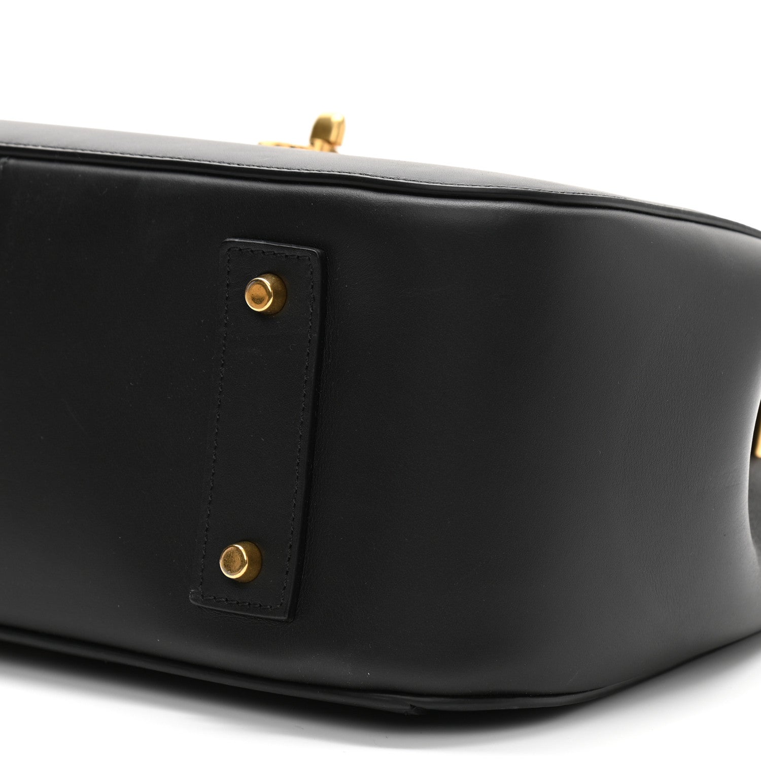 Versace Vitello Barocco Virtus Small Top Handle Shoulder Bag Black 9 of 9