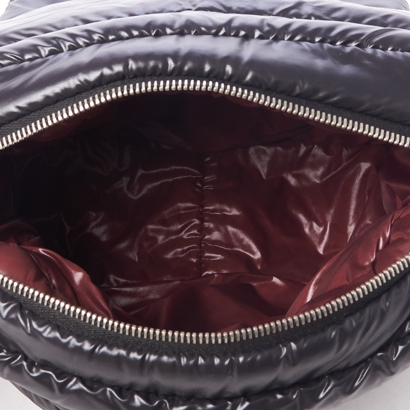 Nylon Small Coco Cocoon Messenger Bag Black