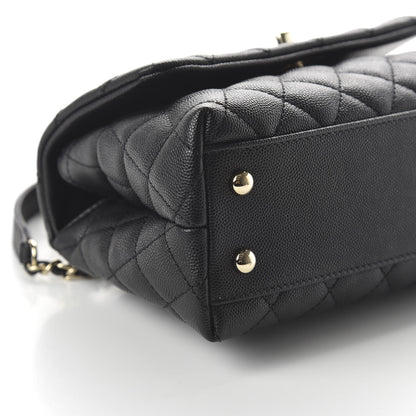 Chanel Caviar Quilted Mini Coco Handle Flap Black 6 of 11