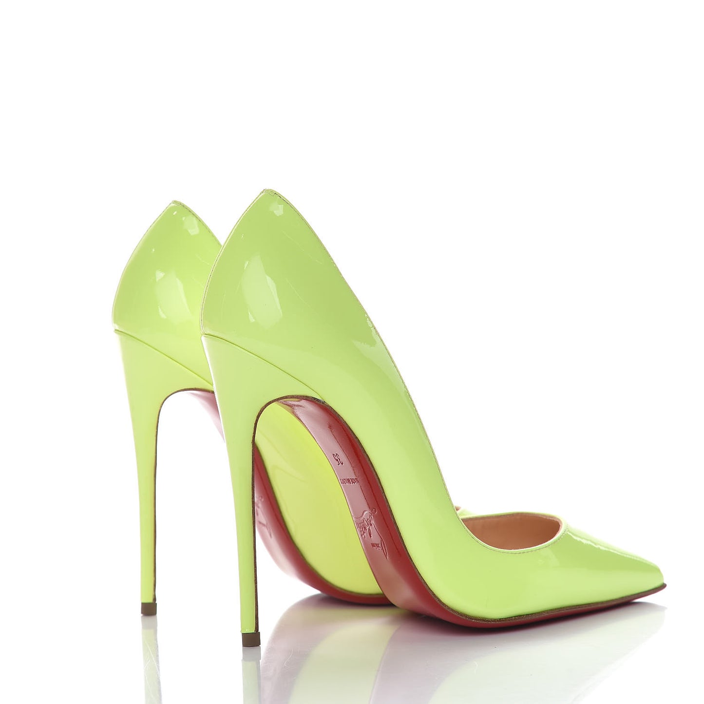 Patent So Kate 120 Pumps 35 Neon Yellow