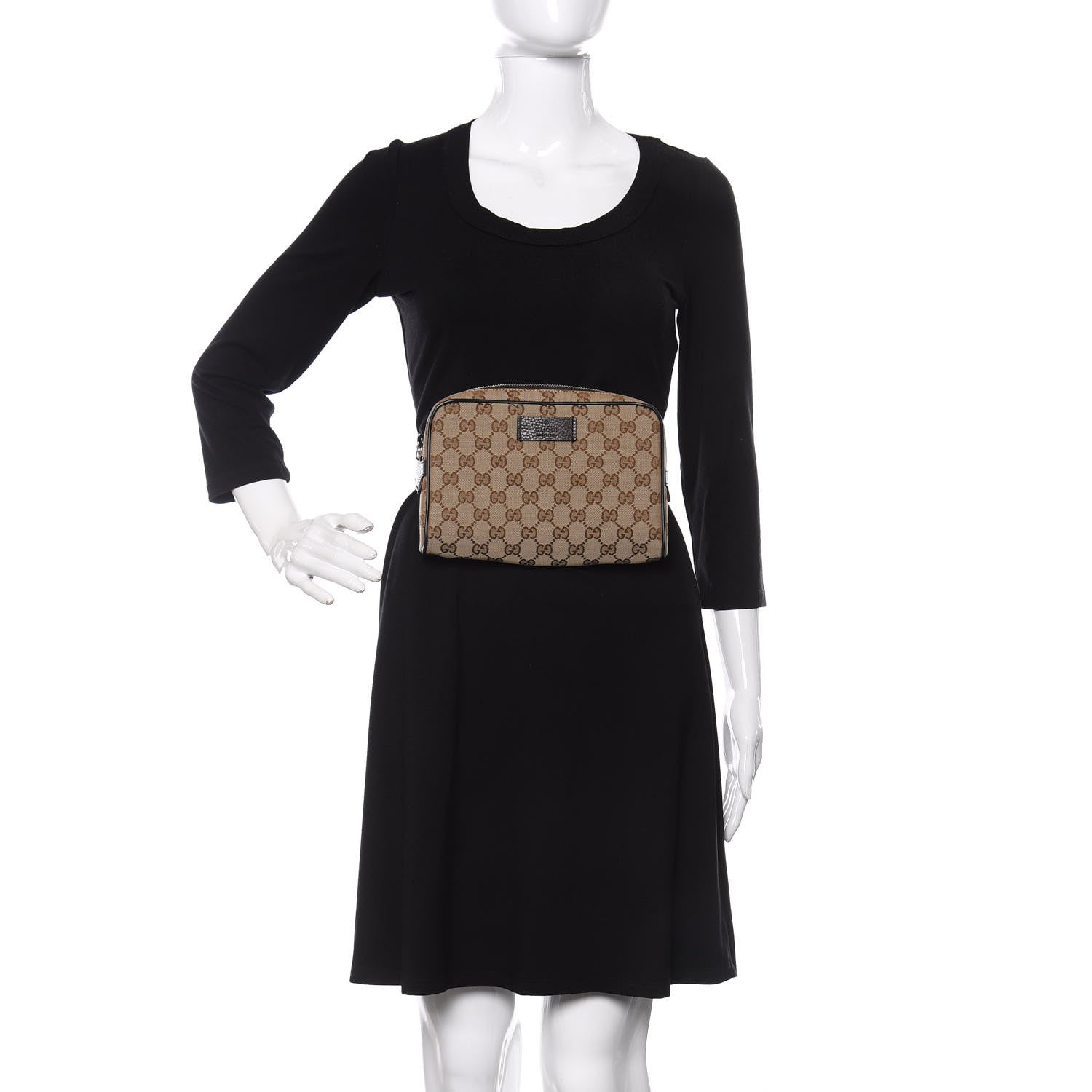 Gucci Monogram Belt Bag Dark Brown 2 of 9