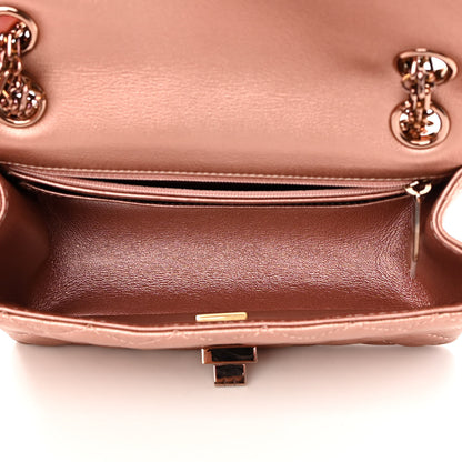 Chanel Metallic Grained Calfskin Quilted 2.55 Reissue Mini Flap Copper Pink 5 of 10