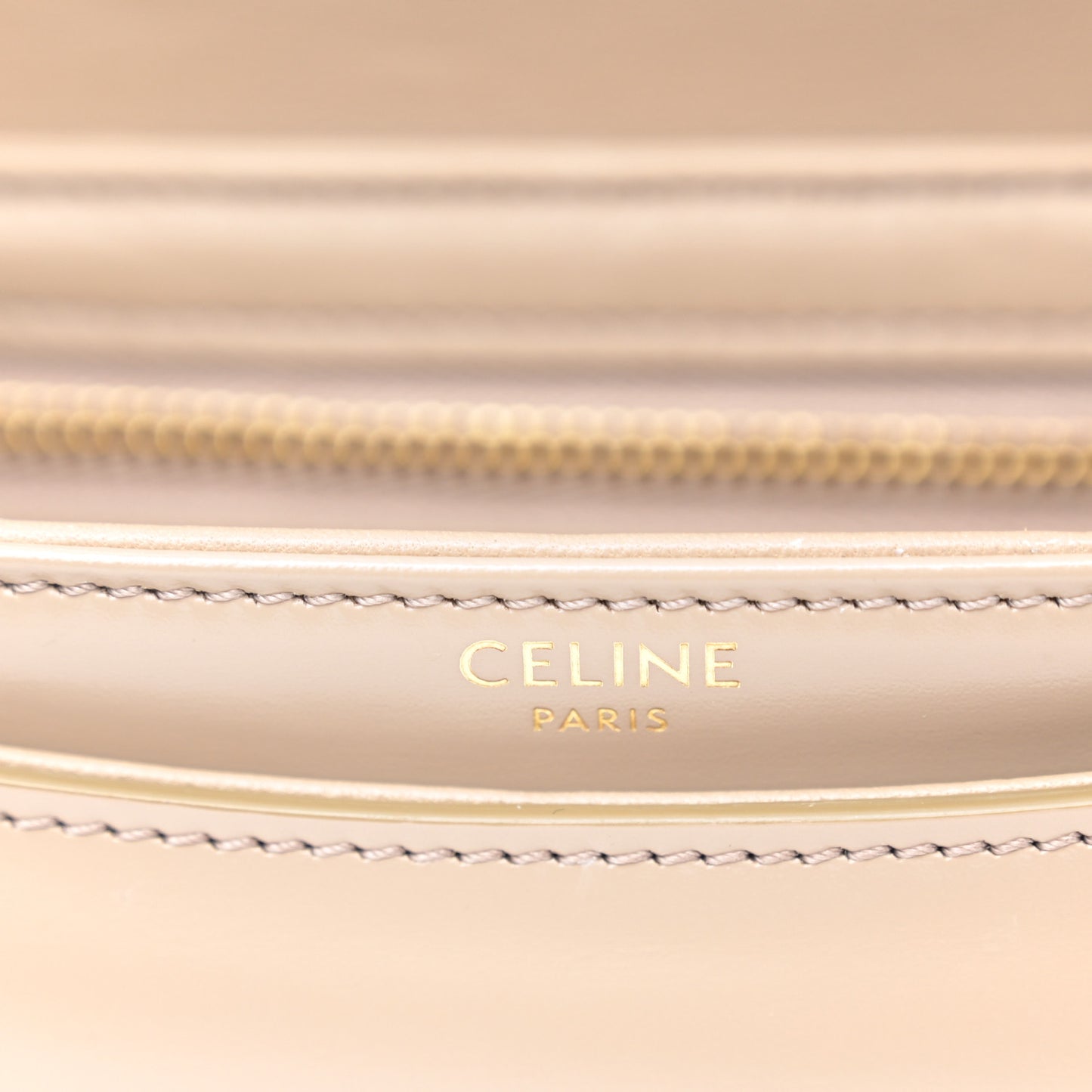 Shiny Calfskin Teen Besace Safari