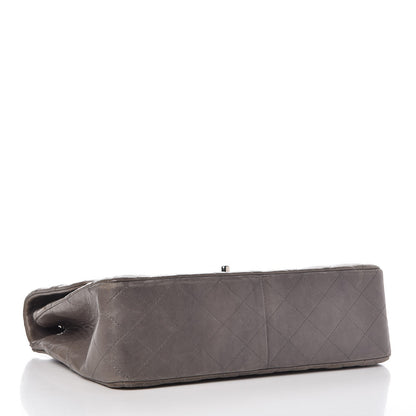 Chanel Lambskin Quilted Jumbo Single Flap Dark Grey 5 of 16