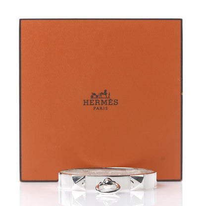 Hermes Sterling Silver PM Collier De Chien Bracelet ST 7 of 7