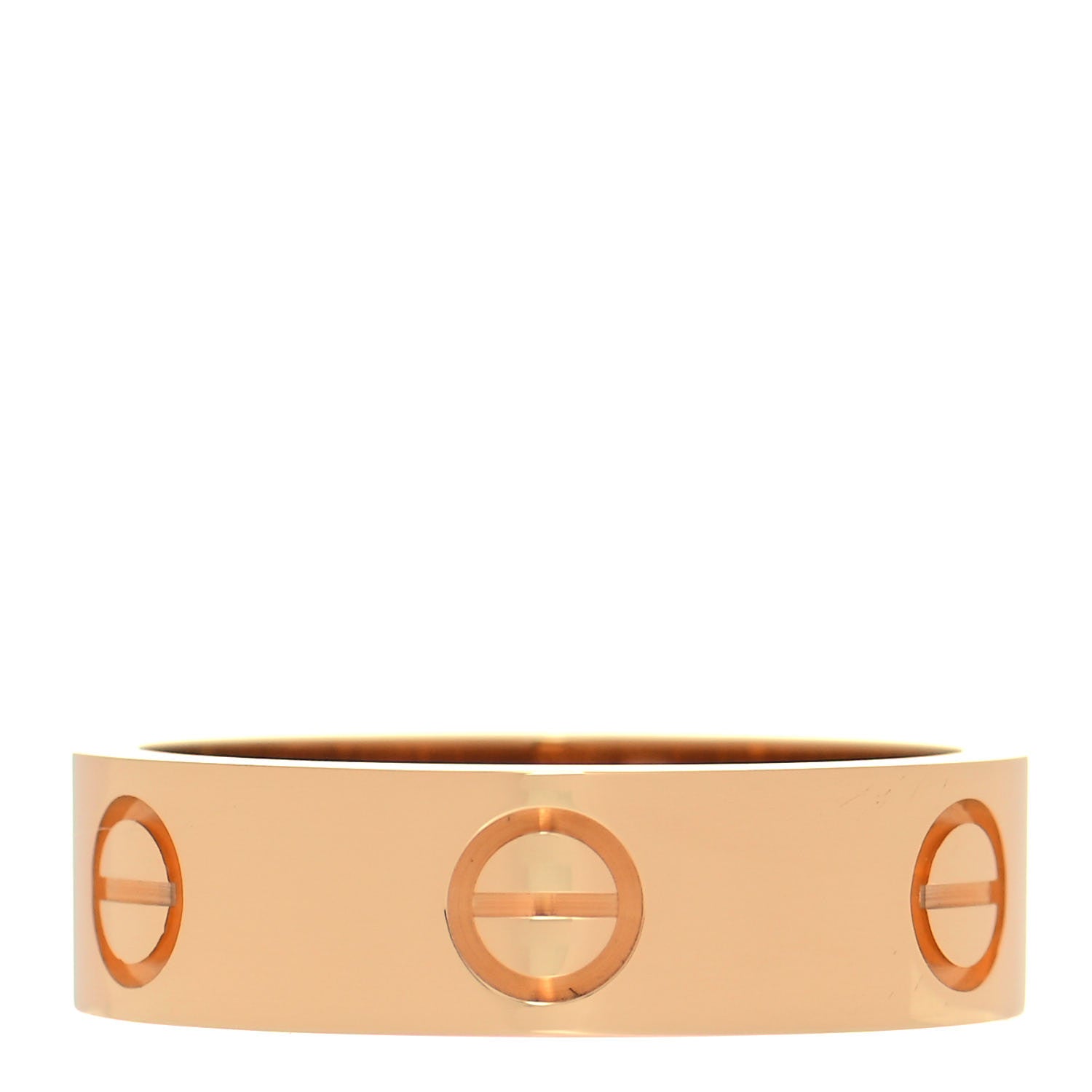 Cartier 18K Yellow Gold 5.5mm LOVE Ring 54 6.75 1 of 5