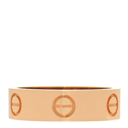 Cartier 18K Yellow Gold 5.5mm LOVE Ring 54 6.75 1 of 5