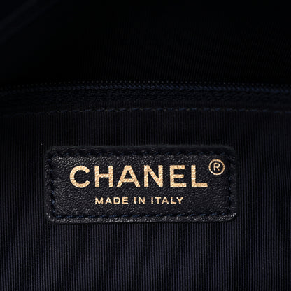 Chanel Lambskin Quilted Large CC Unchained Crossbody Navy 5 of 10