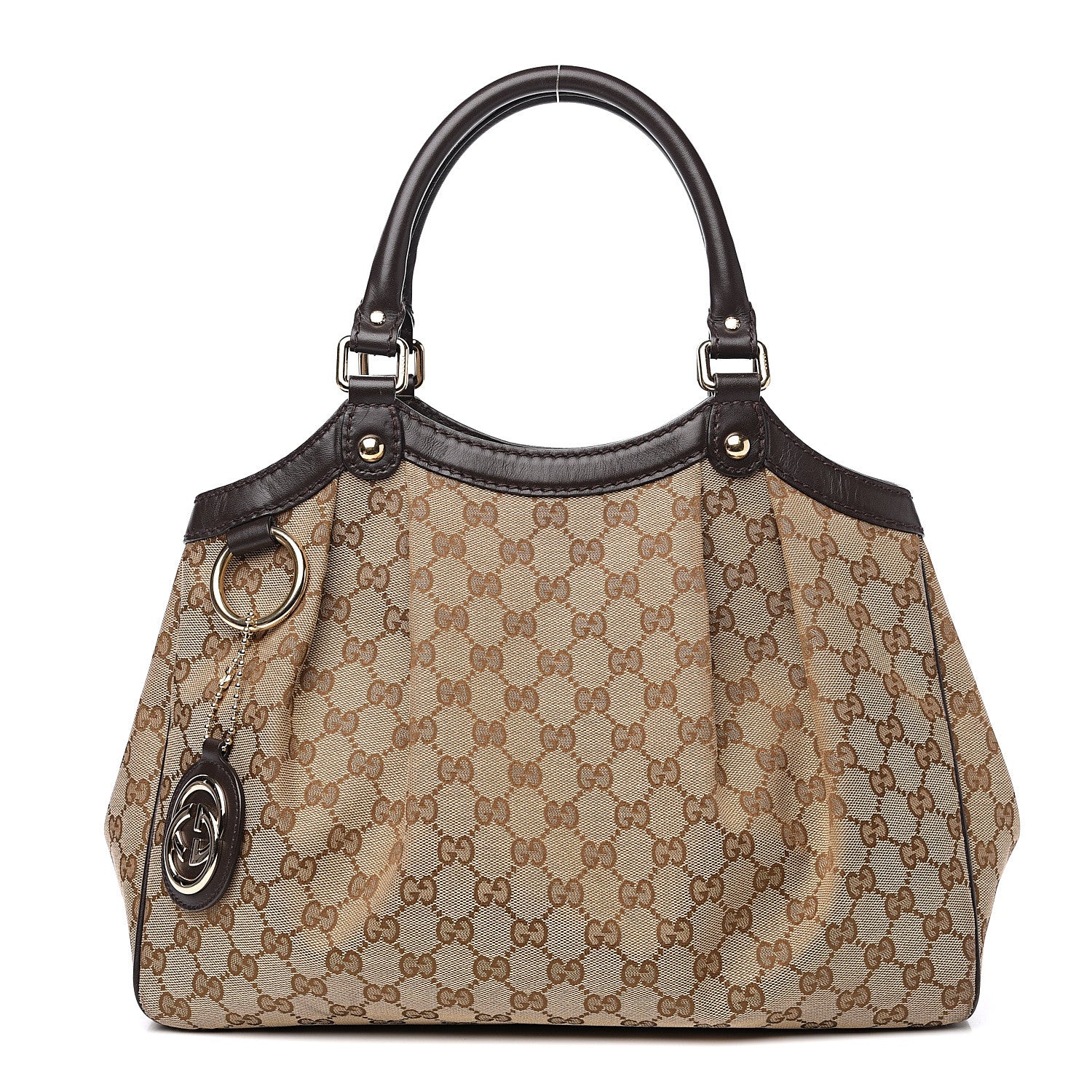Gucci Monogram Large Sukey Tote Dark Brown 1 of 13