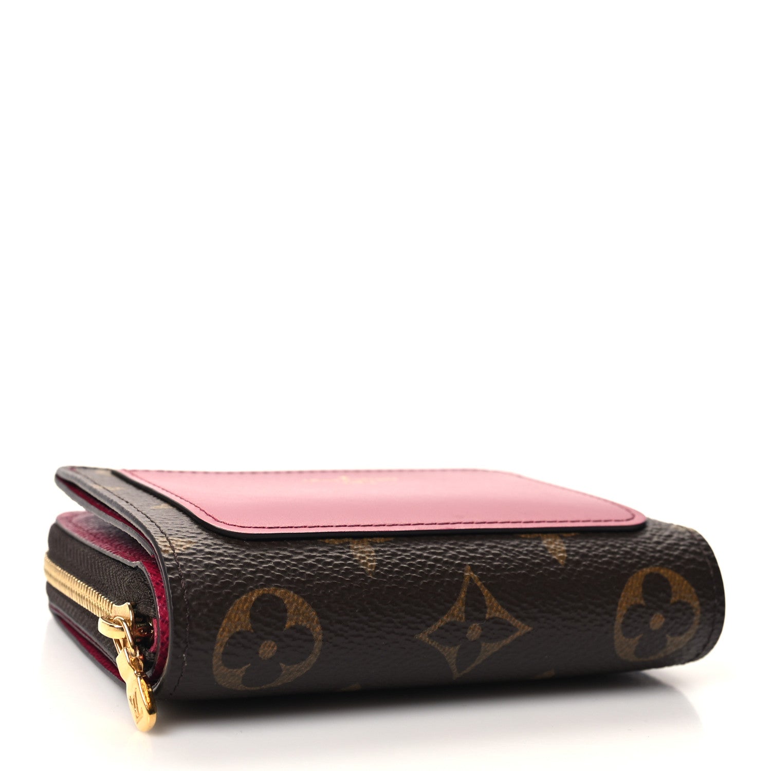 Louis Vuitton Monogram Lou Zippy Compact Wallet Red 4 of 8