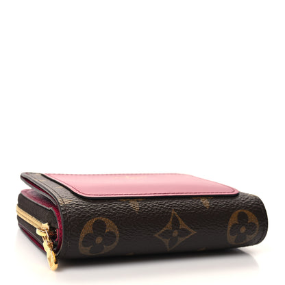 Louis Vuitton Monogram Lou Zippy Compact Wallet Red 4 of 8
