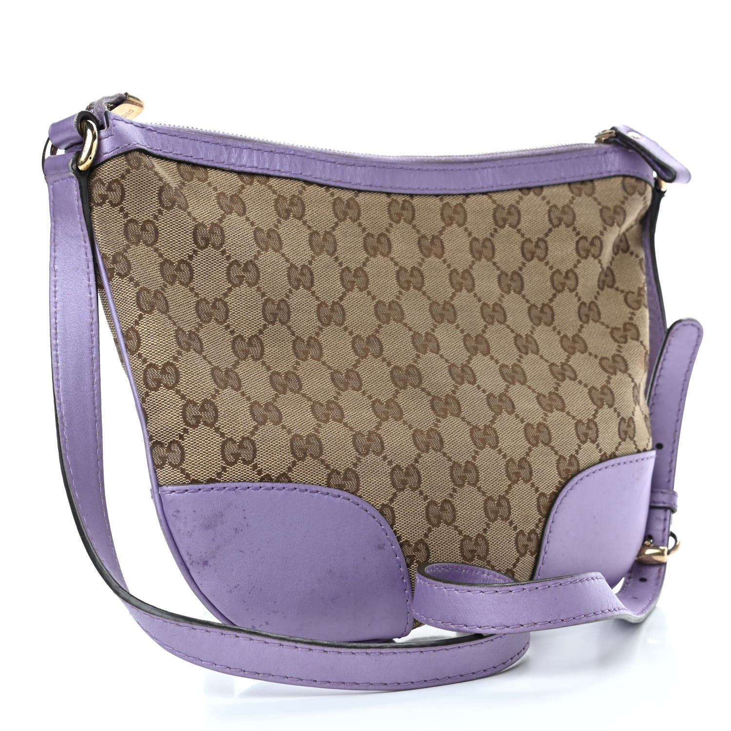 Gucci Monogram Small Lovely Heart Messenger Purple 2 of 5