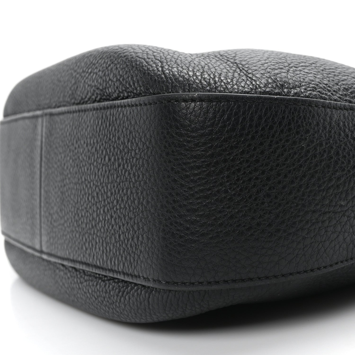 Prada Vitello Phenix Zippered Messenger Hobo Black 9 of 9