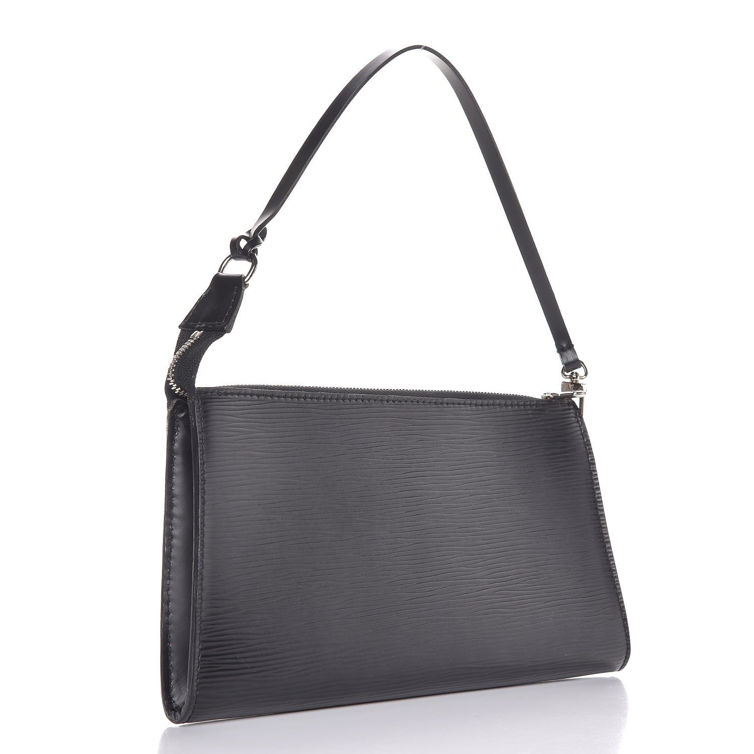 Louis Vuitton Epi Pochette Accessories 24 Black 3 of 9