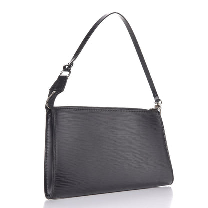 Louis Vuitton Epi Pochette Accessories 24 Black 3 of 9