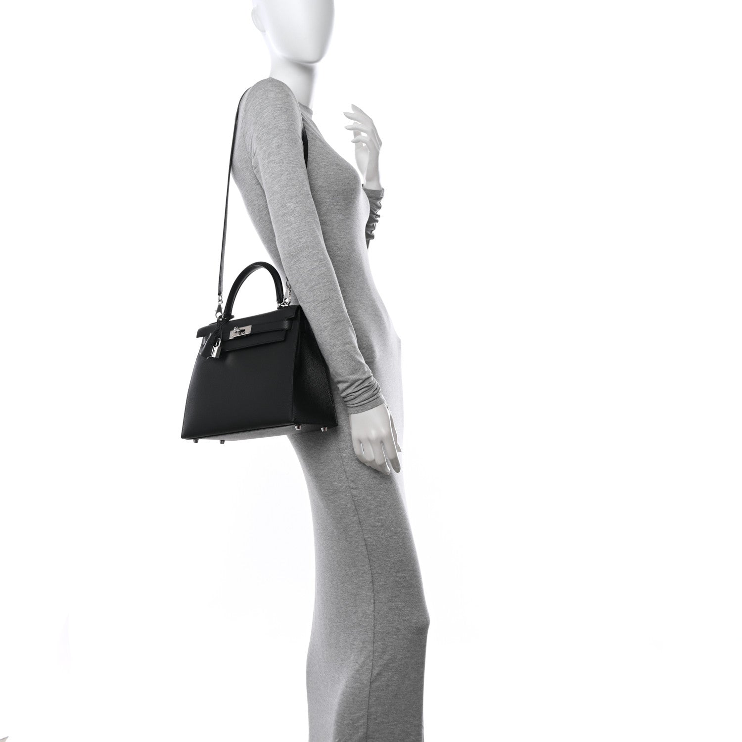 Hermes Epsom Kelly Sellier 28 Black 2 of 11
