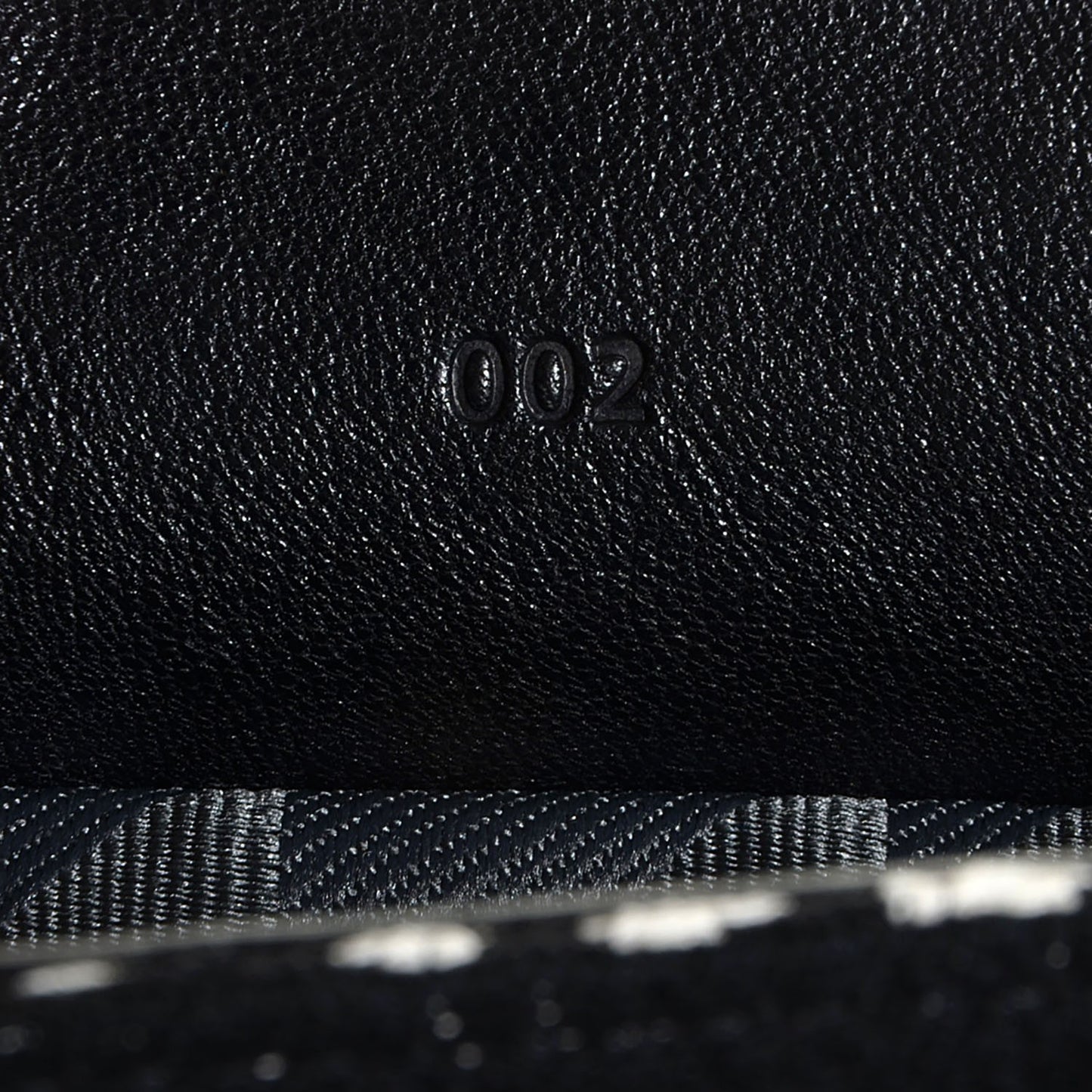 Jacquard Wood Block PS1 Tiny Satchel Black White