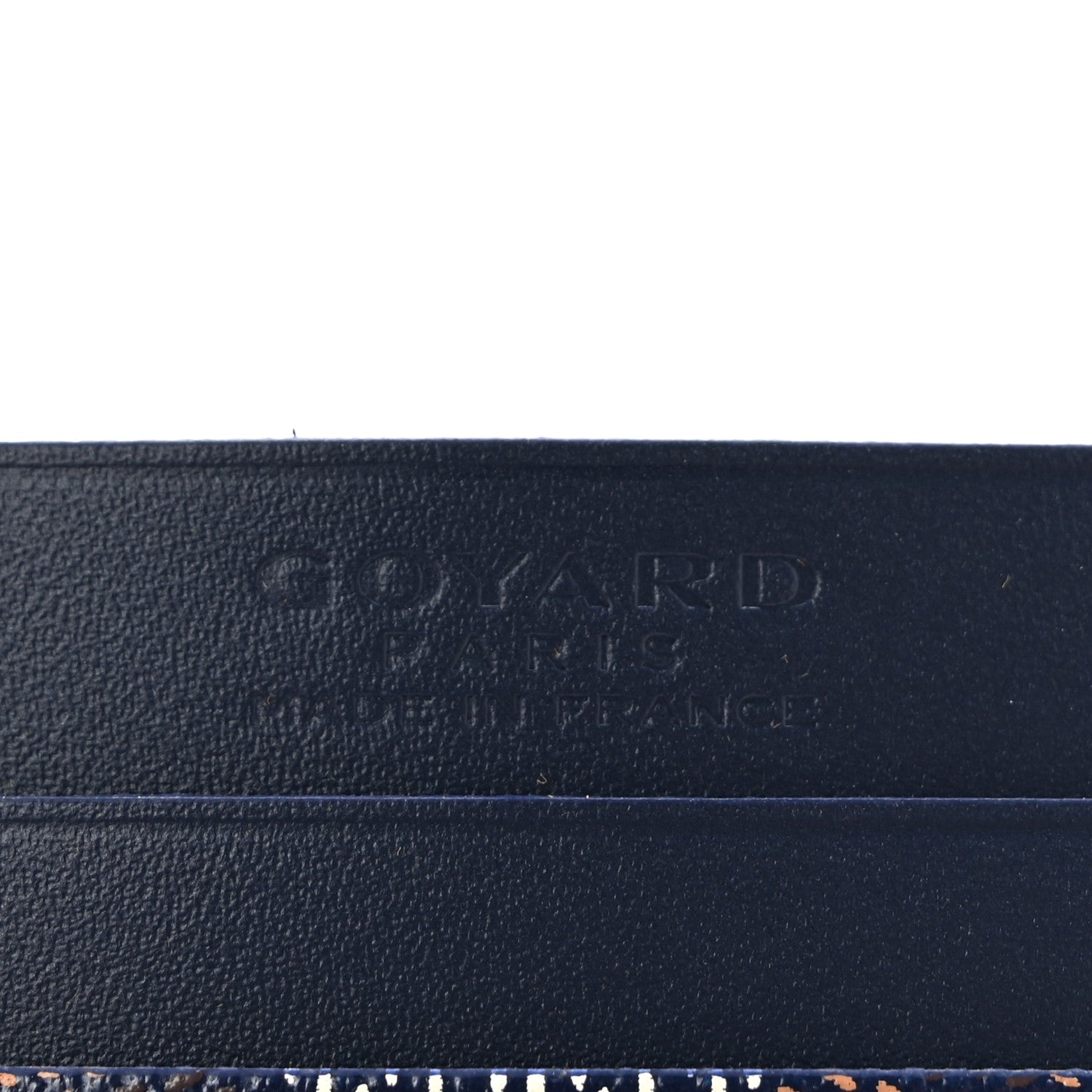 Goyard Goyardine Saint Sulpice Card Holder Navy 6 of 8