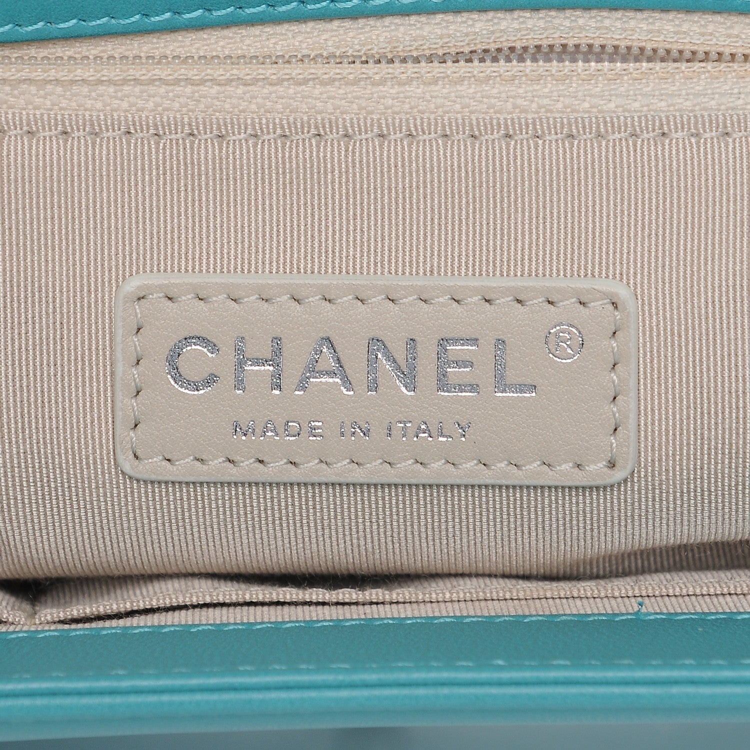 Chanel Lambskin Quilted New Medium Boy Flap Dark Turquoise 7 of 8
