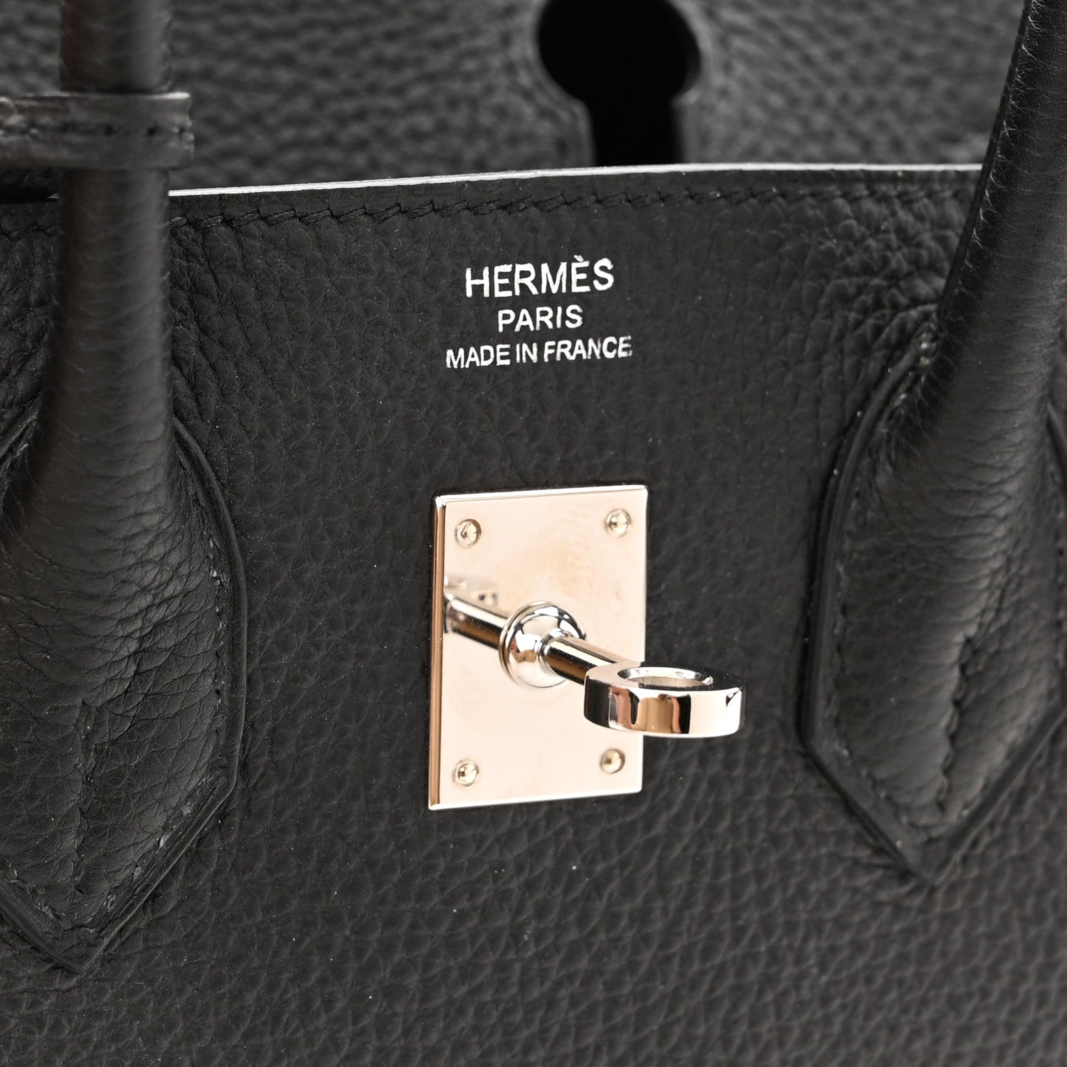 Hermes Togo Birkin 25 Black 5 of 10