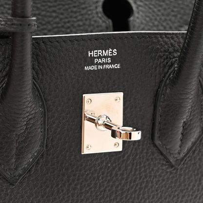 Hermes Togo Birkin 25 Black 5 of 10