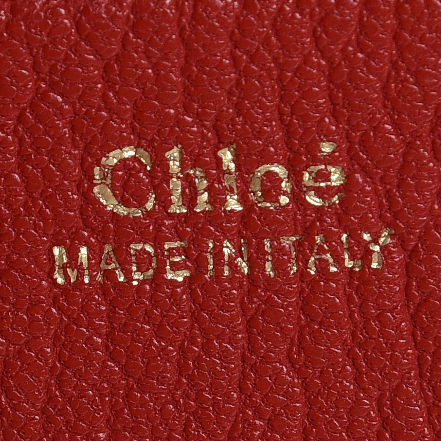 Chloe Grained Lambskin Mini Drew Shoulder Bag Plaid Red 6 of 8