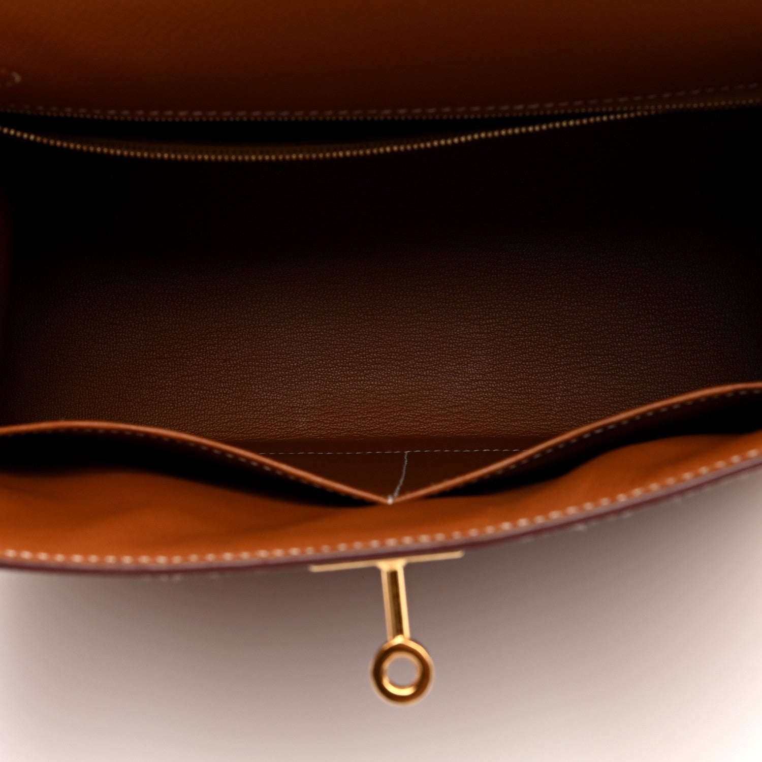 Hermes Epsom Kelly Sellier 28 Gold 5 of 11