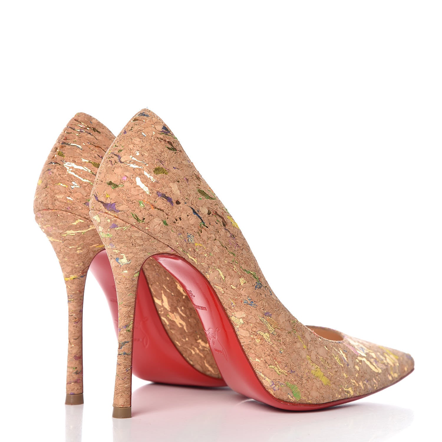 Christian Louboutin Liege Lame Decoltish 100 Pumps 36 Multicolor 4 of 10