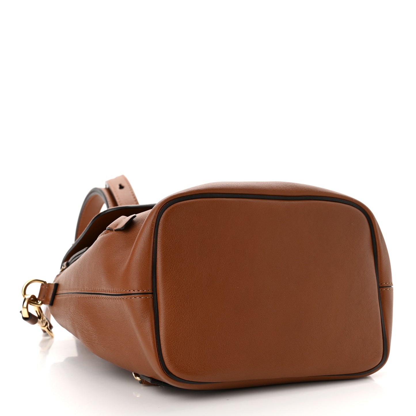 Suede Calfskin Medium Faye Backpack Tan