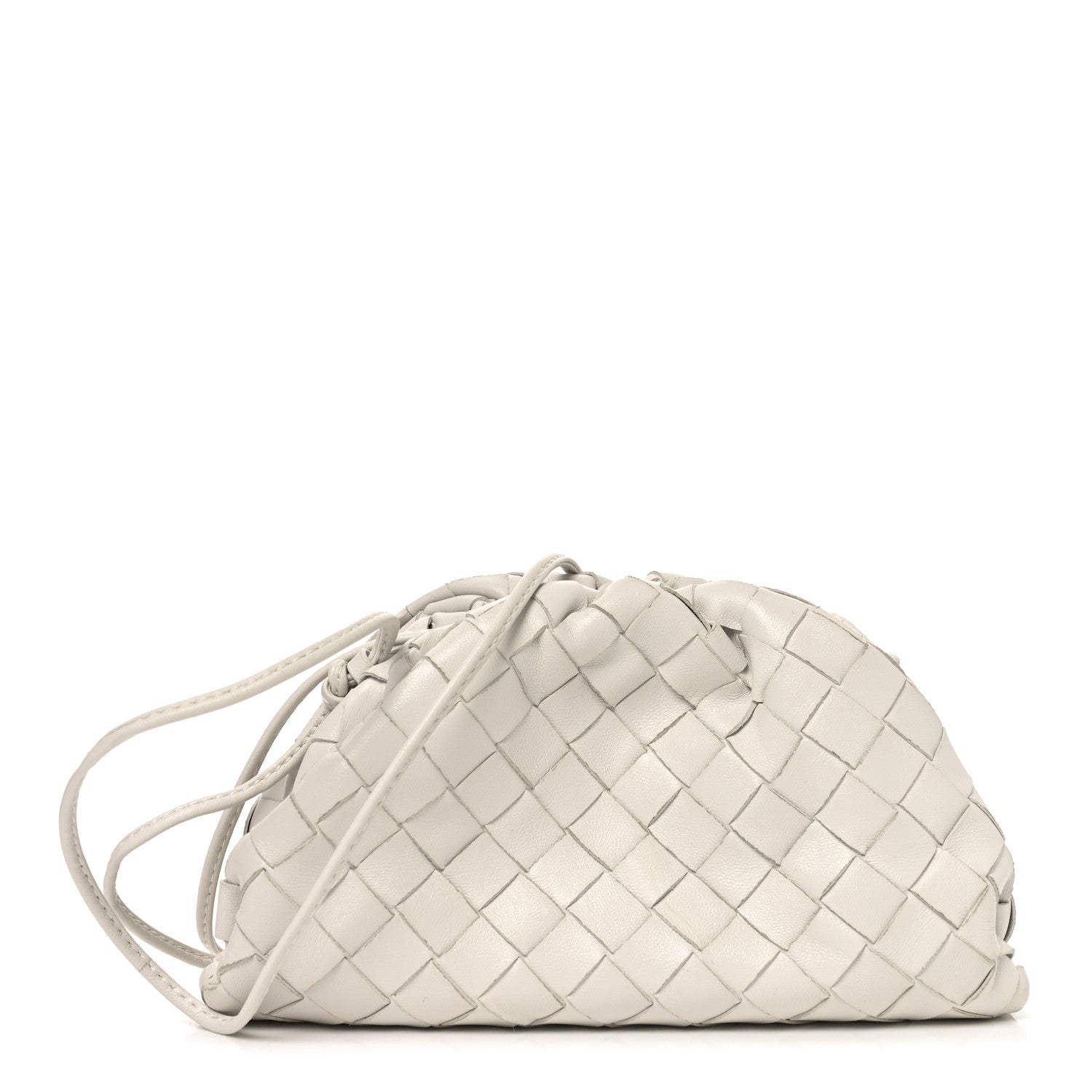 Bottega Veneta Nappa Intrecciato The Mini Pouch Chalk 1 of 11
