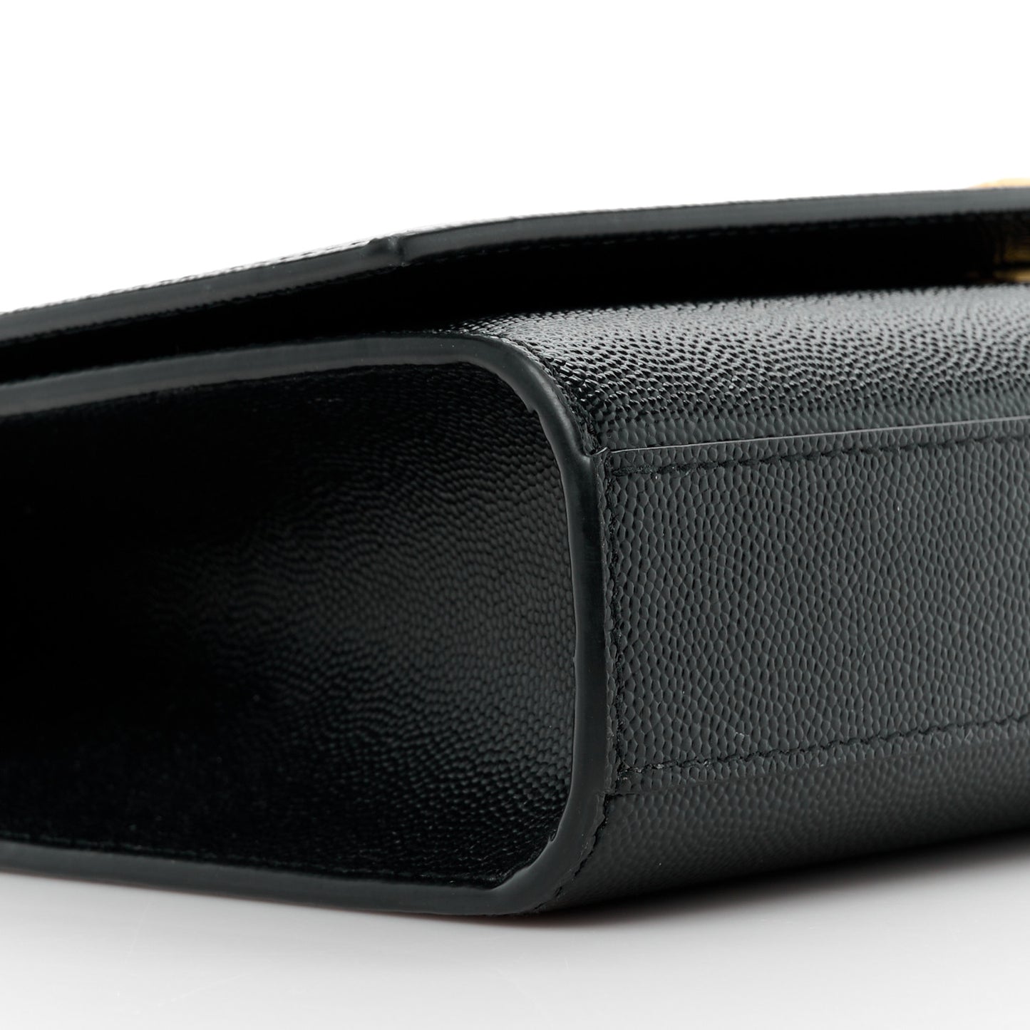Grain De Poudre Medium Classic Monogram Kate Satchel Black
