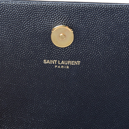 Saint Laurent Grain De Poudre Star Monogram Kate Satchel Black 7 of 10